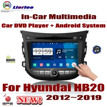 Za Hyundai HB20 2012-2019 Avto DVD Player, LCD IPS Zaslon, GPS Navigacijski Sistem Android Radio Audio Video Stereo