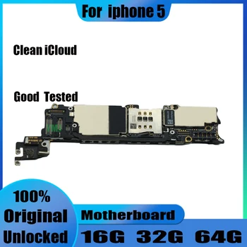 Za iphone 5, 5G Matično ploščo Z IOS Sistem Ne ID Računa Original Brezplačno icloud za iphone 5 Odklenjena Mainboards 16 G-32 G-64 G