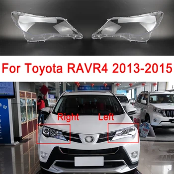 Za Toyota RAV4 2013 2014 2015 Avto Prednji Smerniki Pokrov Žarometa Lupini Masko Pregleden odtenek Objektiv pleksi steklo