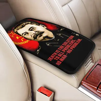 Zavezniškim Joseph Stalin sredinski Konzoli Kritje Tipke za Avtomobile ZSSR Rusija Notranje zadeve Armrest Kritje Mat Avtomobile Armrest Pad