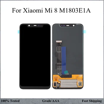 Začetni Zaslon Za Xiaomi Mi 8 Zaslon LCD na Dotik, Računalnike Skupščine Zamenjava M1803E1A