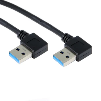 Zihan USB 3.0 Type-A za 90 Stopinj v Desno Poševno Desno pod Kotom Podatkovni Kabel za Trdi Disk Računalnika