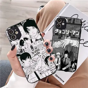 Žago Človek anime manga Primeru Telefon Za iphone 11 12 13 14 x xs xr pro max mini plus fantje dekleta Funda
