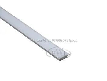 10 X 0,5 M Nastavi/Veliko T tipa Ekstrudiranega LED streifen alu profil in Anodiziranega aluleisten led za vgradne stenske ali talne razsvetljavo