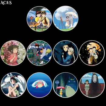 10styles Hayao Miyazaki je Klasičen Film, SREBRNI Kovanec Slovit Japonski Anime Izziv Kovanec Otroštvo Spominek Darilo
