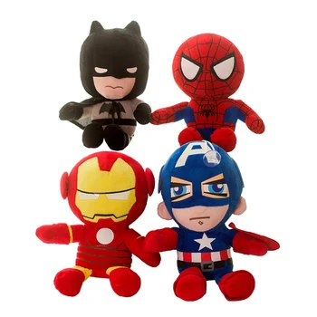 2022NEW 20 cm Marvel Avengers Mehko Polnjene Junak Spiderman Captain America, Iron Man, Plišastih Igrač Film Polnjene Lutka Božič Darilo Za Otroka