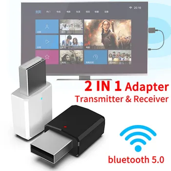 2v1 bluetooth 5.0 Avdio Sprejemnik Oddajnik Brezžični Adapter 3,5 mm Mini Stereo AUX Bluetooth Oddajnik Za TV PC Avto Zvočniki