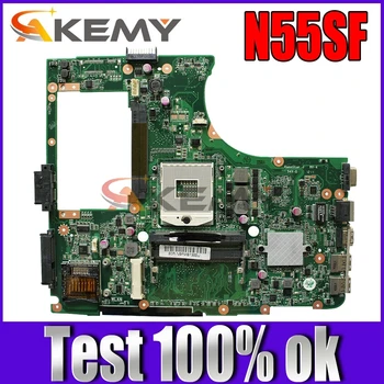 Akemy N55SF Prenosni računalnik z matično ploščo Za ASUS N55SF N55SL N55S original mainboard 100%Test