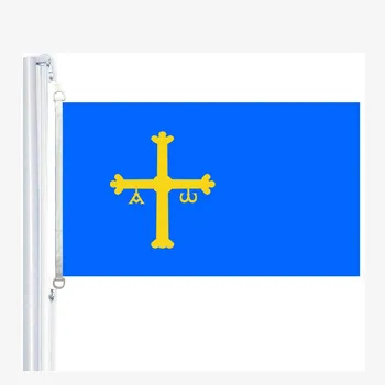 Asturije zastavo,90*150 CM ,100% poliester, banner,Digitalni Tisk