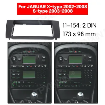 Avto radio Okvir Plošča Auto Radio Stereo Fascijo Za JAGUAR S&X 2003-2008 Armaturno Ploščo Facia Panel Mount Trim Kompleti Okvir Adapter