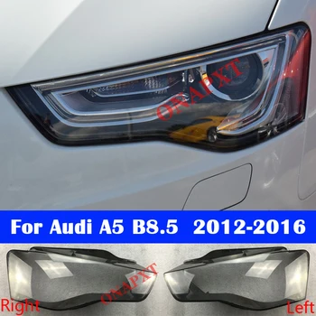 Avtomobilske Luči Žarnice Kritje Za Audi A5 B8.5 2012-2016 Vsi Novi Prednji Smerniki Objektiv Primeru Transparentno Steklo Lampshade Lupini Žaromet