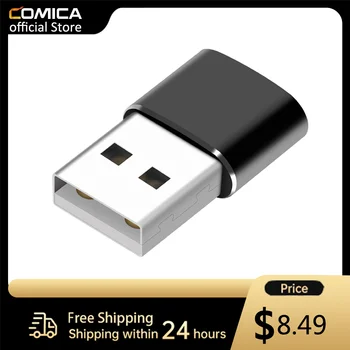 Comica CVM-USBC-USB Adapter USB-C(Moški) Na USB-A(Moški) Adapter Mini Adapter Združljiv Z USB-C Naprave Mic Dodatki