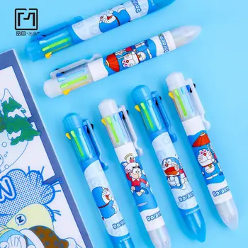Disney Doraemon risank anime figuric kemični svinčnik 8-barvne tiskovine roko račun pero bullet 0.7 mm dekle je fant darila