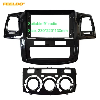 FEELDO Avto Radio Audio Fascijo Okvir Adapter Za Toyota Hilux VIGO 9