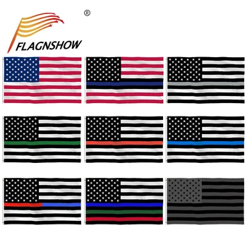 Flagnshow Ameriški Seriji Zastav Nacionalne Države 3x5 FT Poliester Dekoracijo ZDA Ameriki Zastavo Proslav Memorial
