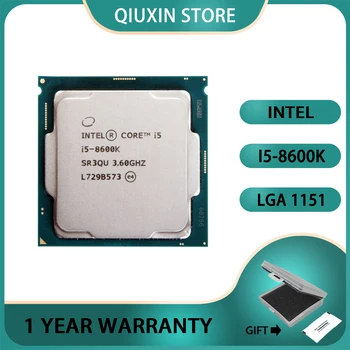 Intel Core i5-8600K i5 8600K Procesor 9M 91W CPU 3.6 GHz Šest-Core Šest-Nit LGA 1151