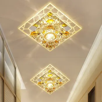 Kvadratni oltarja luči koridor lučka LED Žarnice soba verandi LED stropne luči kristalno LU62250 ZL408
