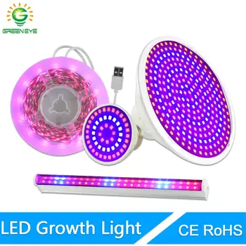 LED Grow Light E27 Lampada LED Grow Svetilka Celoten Spekter Rast 4W 30W 50 W 80W Zaprtih Rastlin Svetilka IR UV Cvetenja Hydroponics