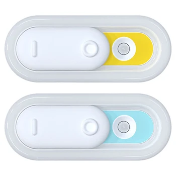 LED Noč Svetlobni Senzor Gibanja Brezžični USB Polnilne Noč svetilka Za Kuhinjo, Kabinet, garderobna omara Lučka