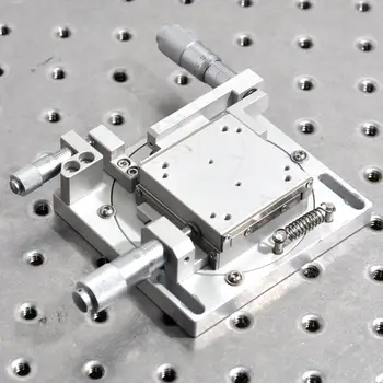 Mikrometer ročna prilagoditev drsna tabela XYR os dvosmerna posodobitve tabela vrtenje platformo, vrtljivo ploščo 45*45 mm
