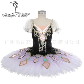 Nov Prihod Črna Vijolična Harlequinade Strokovno Balet Tutu Uspešnosti Fazi Kostume BT2021