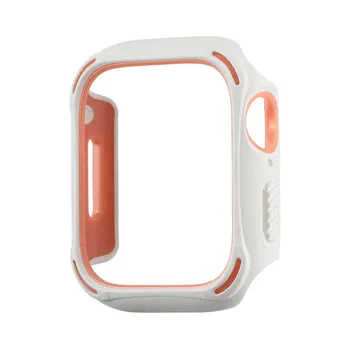 PC+TPU Dveh odtenkih, nato pa zavrtite Ploščo Watch Primeru Za Apple Watch 41mm 45mm Anti-Spusti Pol-pack-gnome Zaščitna Modne Trajne Primeru Za iwatch 7 Se