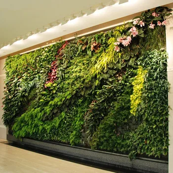Po meri DIY umetne trave Božič poroko dekor rastline steno / hotel / trgovina ozadje / umetna trava steno doma dekor