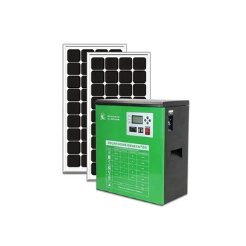 Prenosni Solarni Generator S Ploščo za Pridobivanje Električne energije, Sistem Za Doma za Svetlobo in TV