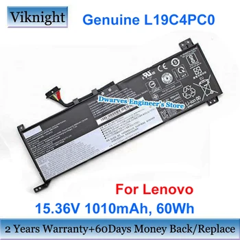 Resnično 15.36 V 60Wh L19C4PC0 Baterija Za Lenovo Prenosni računalnik 1010mAh 4ICP4/61/100 Li-ion Baterije za ponovno Polnjenje
