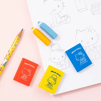 Risanka Srčkan Sanrio Hello Kitty Knjiga Obliko Radirka Ustvarjalnih Otrok, Radirka Študent Tiskovine Boxed Tiskovine Tiskovine Darilo
