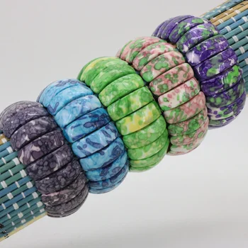 Riverstones 22x8mm elastično zapestnico multi element kolokacija DIY kamen,pet barv, da izberejo nakit trgovini