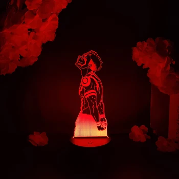 Ryomen Sukuna LED Anime Lučka Jujutsu Kaisen Znak Razsvetljavo Dekor Manga Slika Otaku Nočna Senzor Svetlobe Božič Darilo