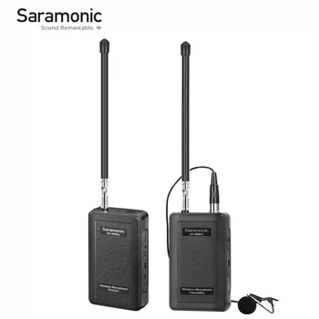 Saramonic SR-WM4C VHF, Brezžični Mikrofonski Komplet z Lavalier Mikrofon Štirimi Kanali za DSLR Kamere Oddaja Intervju Vlog