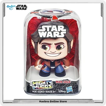 Star Wars Mogočni Muggs Han Solo Spreminjajočim se Lutka Akcijska Figura, Igrače za Otroke, Darilo za Rojstni dan E2182