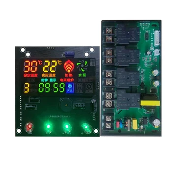 Tople vode kotel krmilnik GPRS Barvni tip digitalni cev zaslon električni kotel elektronski termostat steni visi peč