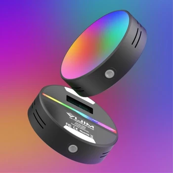 Ulanzi VIJIM R66 Mini RGB Svetlobe 66 Led 2500-9000K Full Color RGB Fill Light Magnetni Fotograranje Fotograranje Svetlobe Lepota