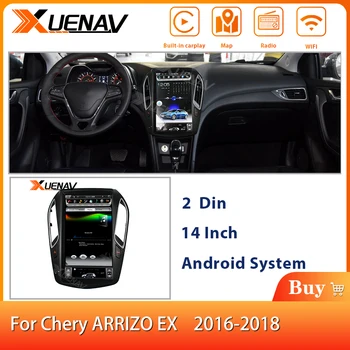 XUENAV 2din Sistema Android Avto, GPS Navigacija Za-Chery ARRIZO EX 2016 2017 2018 Avto MP3, DVD, TV Vodja Enote Media Player