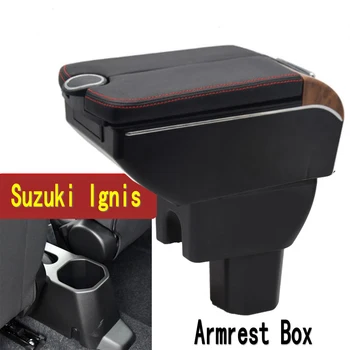 Za Suzuki lgnis Armrest Polje sredinski Konzoli, Skladiščenje Komolec Počitek s Telefona Polnjenje USB Držalo