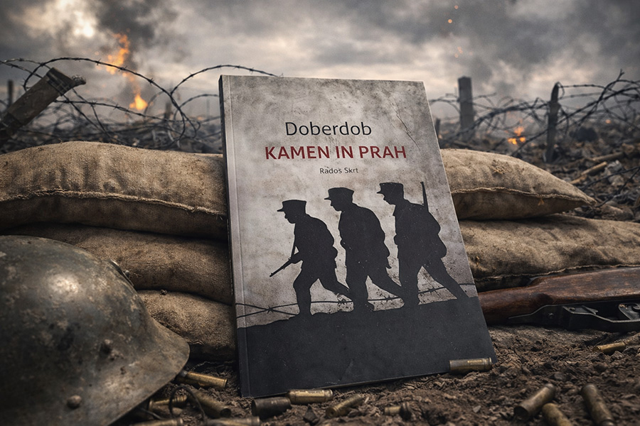 knjiga Doberdob - kamen in prah, avtor Radoš Skrt